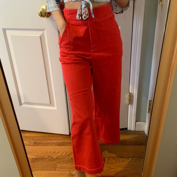 Astr Pants - ASTR the label red culottes